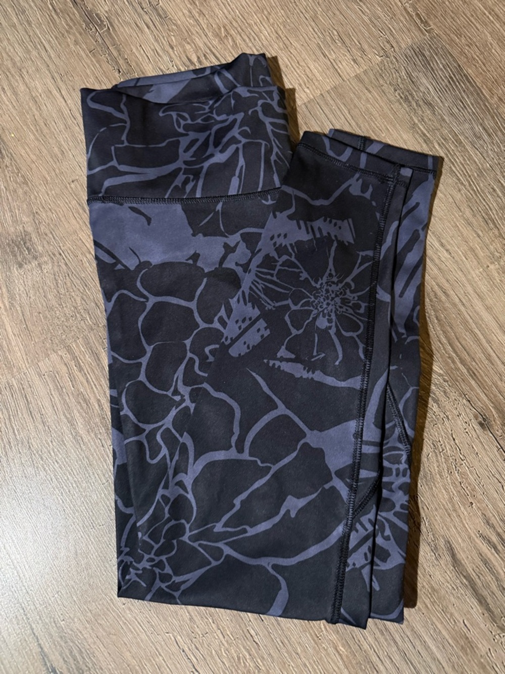 adidas Black & Charcoal Camouflage-Print Leggings